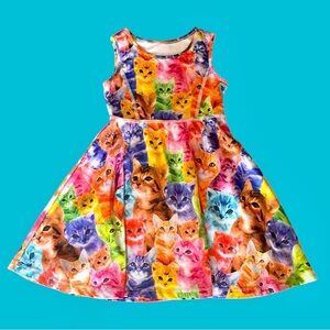 Rainbow Kitty Dress